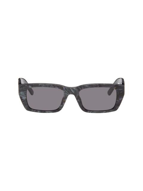 Palm Angels Gray Palm Sunglasses