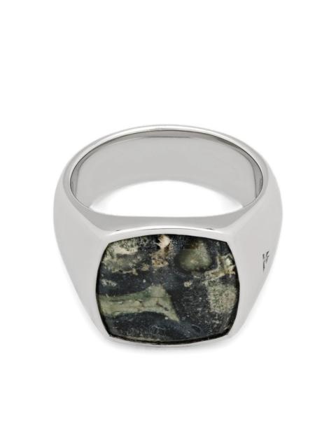 TOM WOOD Tom Wood Cushion-cut Kambaba Ring