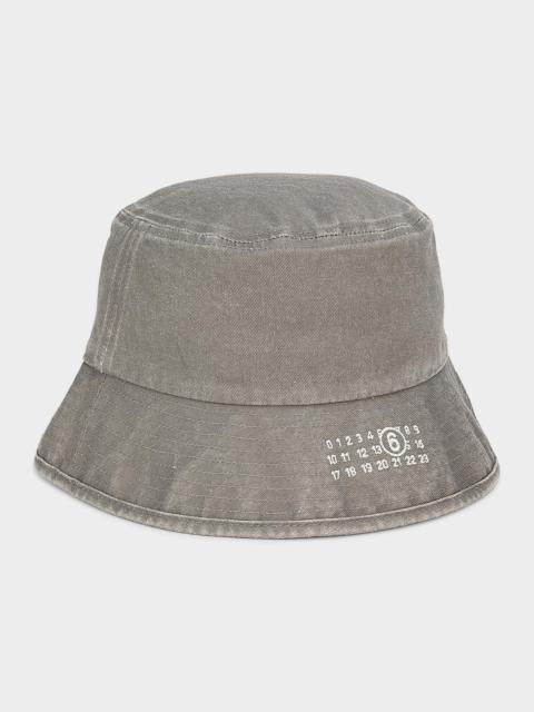 Maison Margiela Men's Logo Cotton Bucket Hat