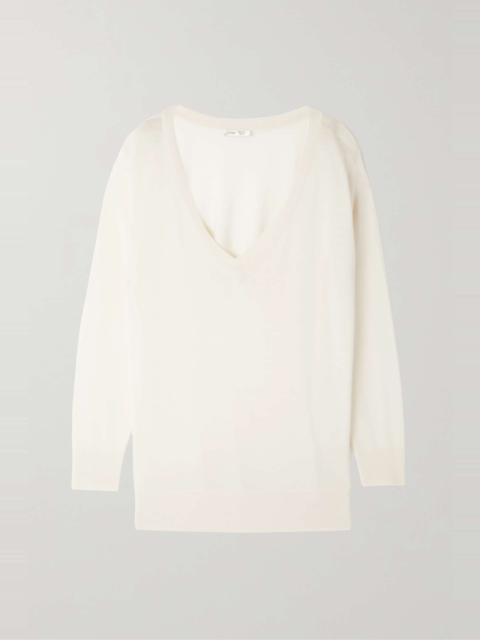 Chloé + Atelier Jolie cashmere and silk-blend sweater