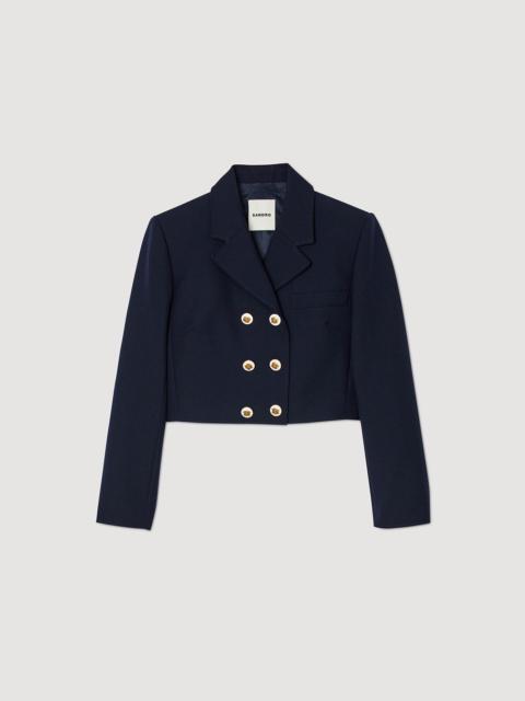 Sandro SHORT DOUBLE-BREASTED JACKET