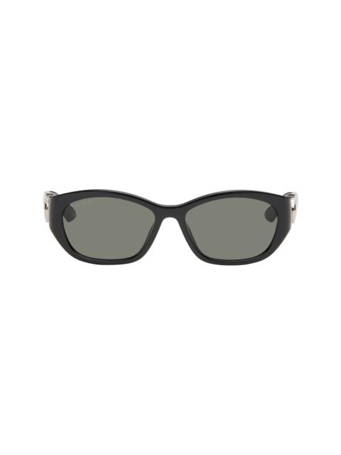 GUCCI Black Hailey Round Sunglasses