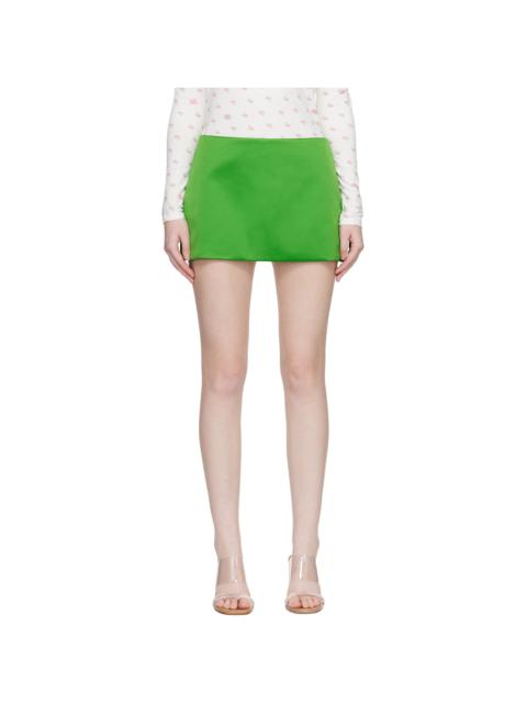 SANDY LIANG Green Juicy Miniskirt