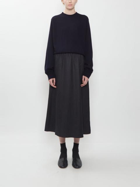 SOFIE D'HOORE Synne Ultralight Wool Flannel Skirt