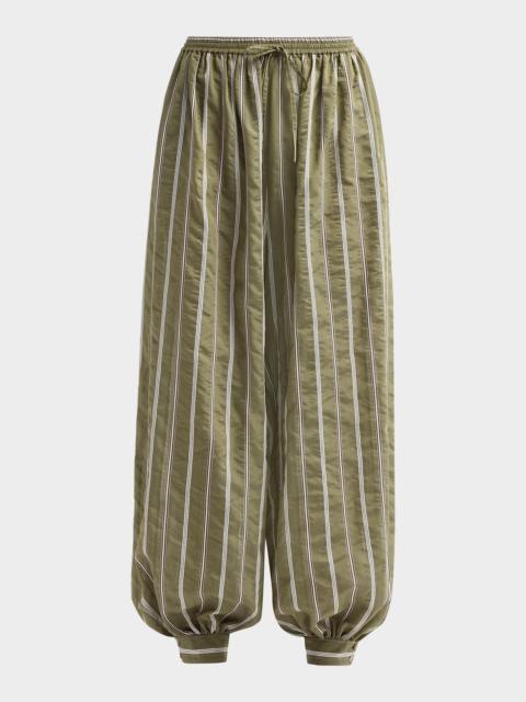 Cinq à Sept Sullivan Striped Parachute Pants