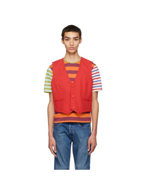 Stockholm Surfboard Club SSENSE Exclusive Red Vest
