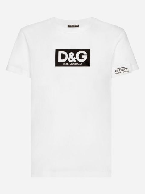 Dolce & Gabbana Cotton round-neck T-shirt with patch