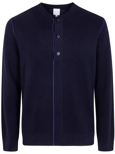 Paul Smith Sweater Henley Neck "M1r.993Z. W03257"