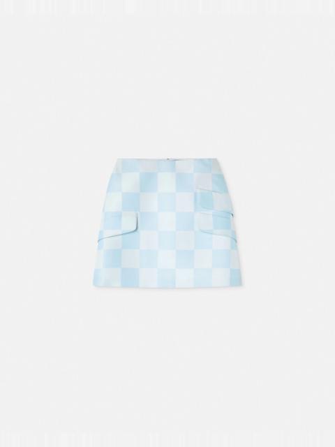 VERSACE Contrasto Duchesse Mini Skirt