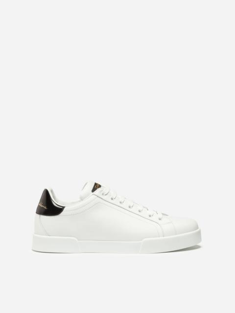 Leather Portofino sneakers - Men