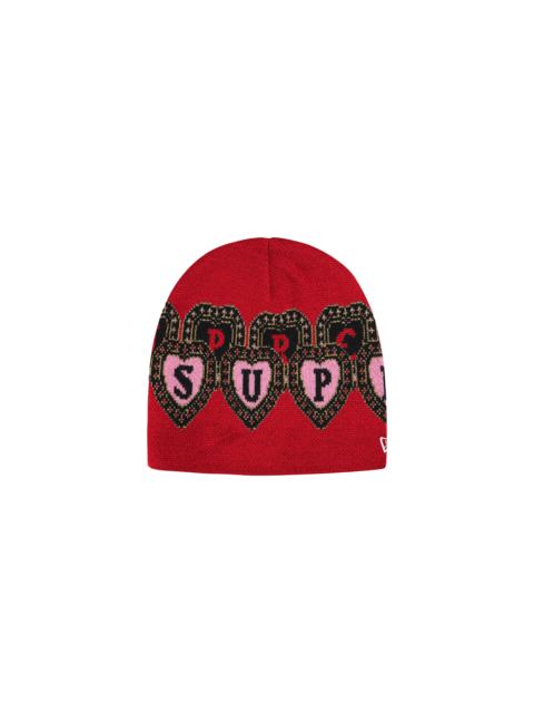 Supreme New Era® Hearts Beanie "FW26 - Red" SU29010