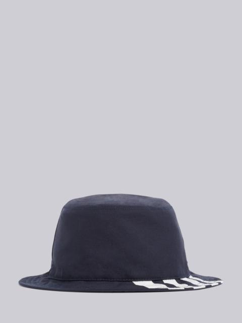 Thom Browne Navy Classic 4-Bar Bucket Hat