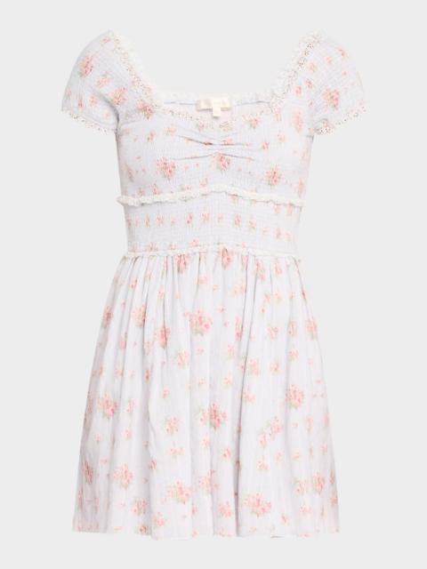 LoveShackFancy Siona Mini Dress