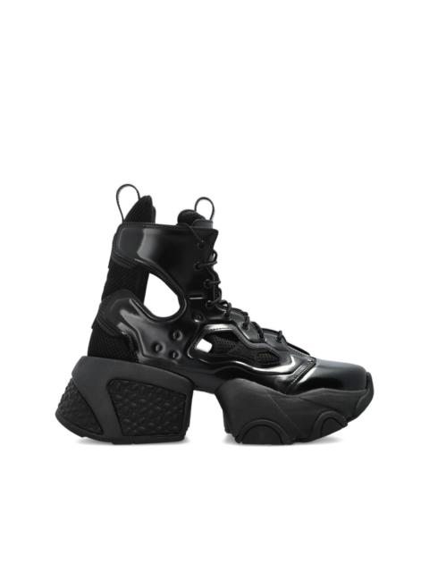 Noir Kei Ninomiya x Comme des Garçons cut-out platform sneakers