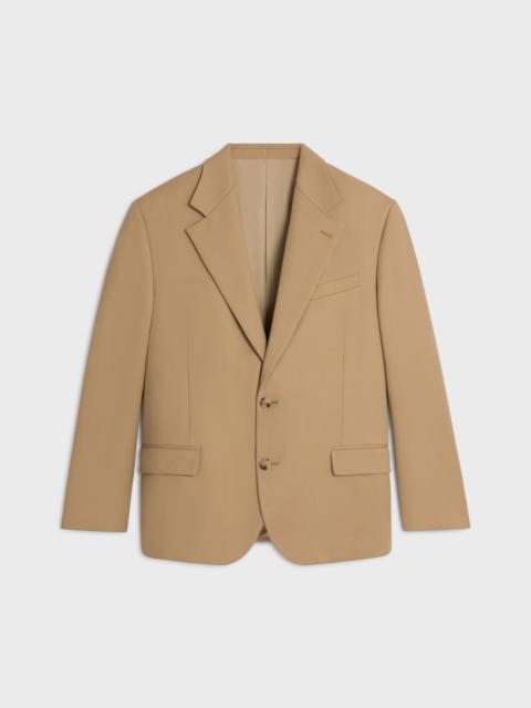 CELINE tailored jacket IN stretch wool gabardine