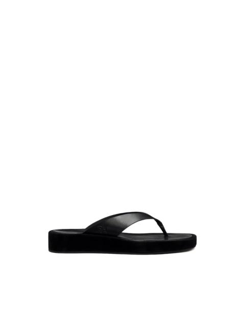 Reformation eden platform thong sandals