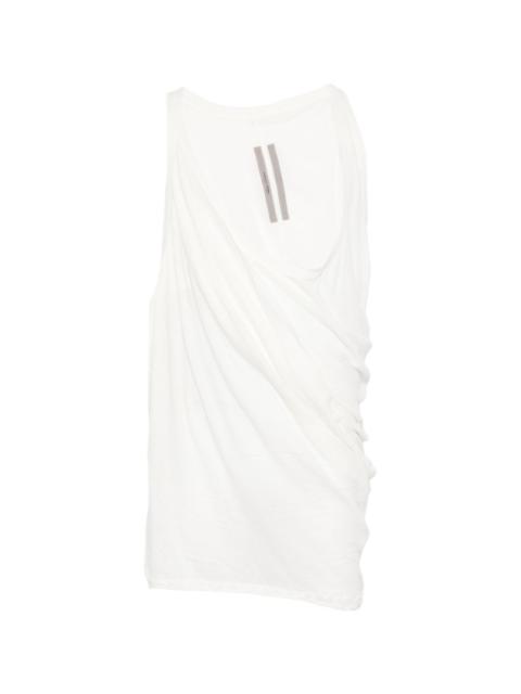 Rick Owens draped sleeveless tank top
