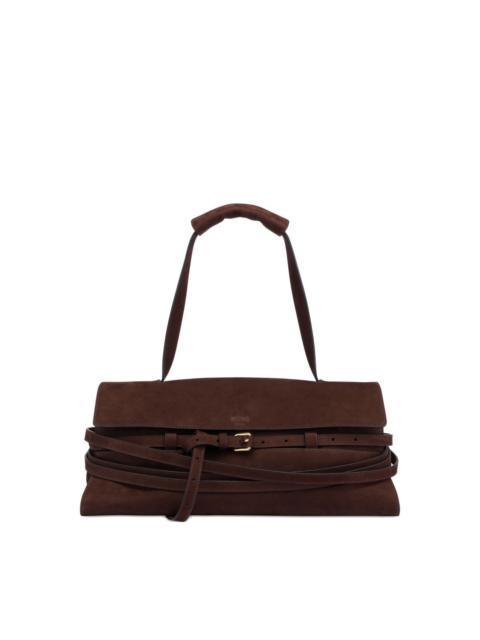 Moschino Tie Me leather handbag