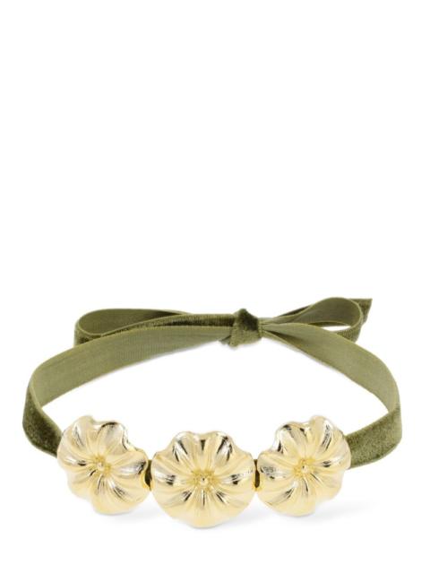 DESTREE Elizabeth Daisy velvet choker