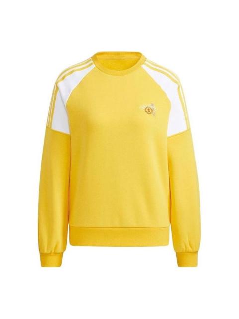 adidas (WMNS) adidas Neo JAN Sweatshirts 'Yellow' HI4646