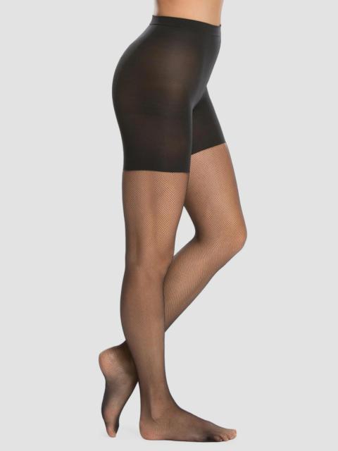 SPANX Women's Uptown Tight-End Micro-Fishnet Tights - Black