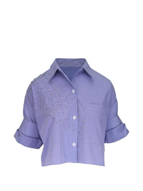 TWP Next Ex crystal-embellished shirt