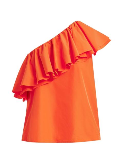 ESSENTIEL ANTWERP ruffled asymmetric blouse