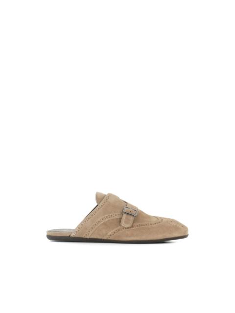 OFFICINE CREATIVE suede mules