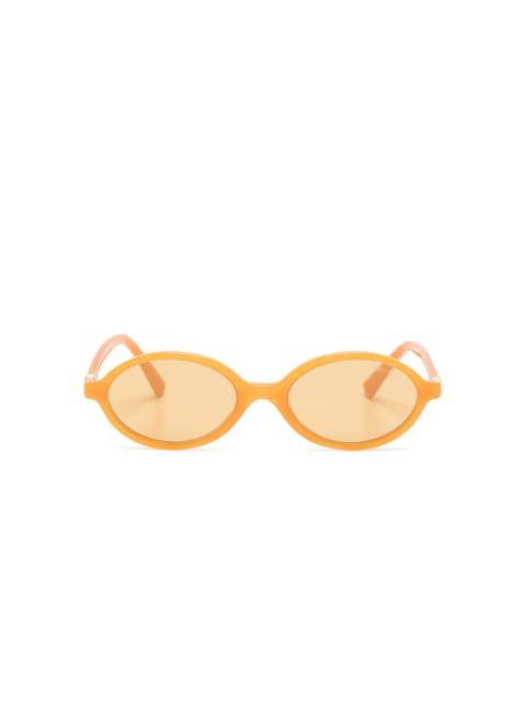 Regard oval-frame sunglasses
