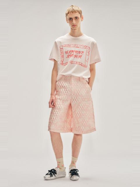 Simone Rocha Quilted Belt Loop Tab Board Shorts