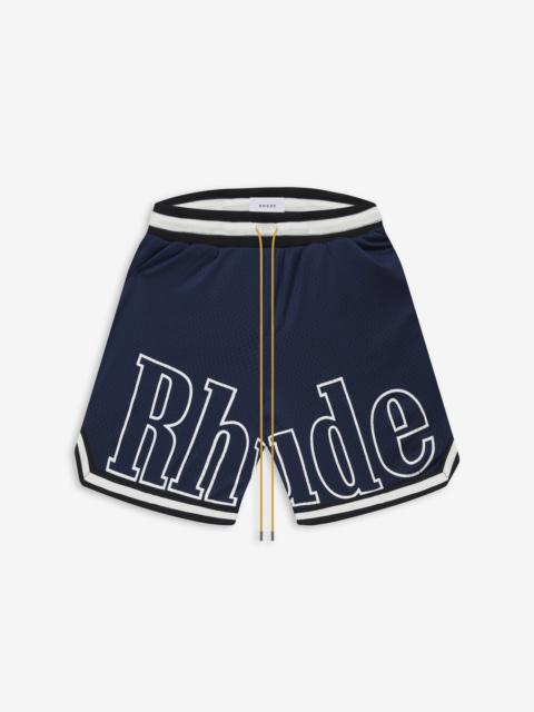 Rhude COURT LOGO SHORTS