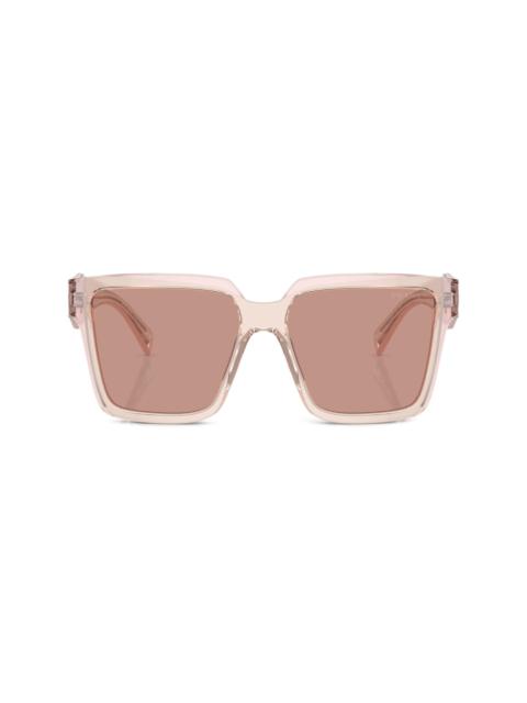 tonal oversized-frame sunglasses