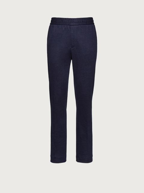 FERRAGAMO RELAXED DRAWSTRING PANTS