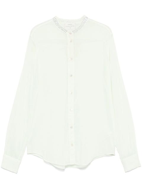 forte_forte crystal-embellished shirt