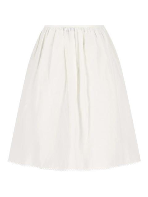 Miu Miu Miu Miu Flap-pocket Midi Skirt