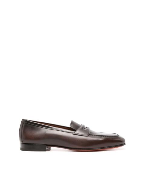 Santoni Figaro 가죽 loafers