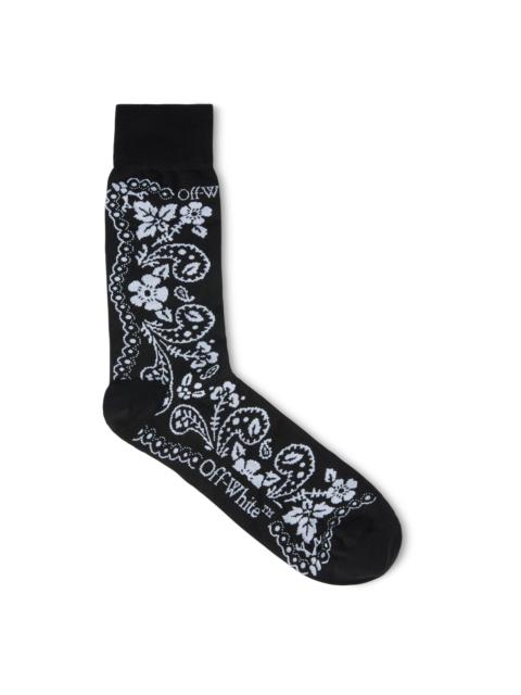Off-White Bandana Socks