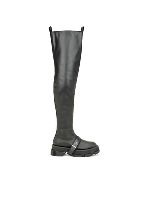 BOTH Gao thigh-high chunky boots