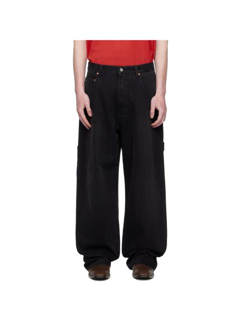 VETEMENTS Black Hip-Hop Jeans