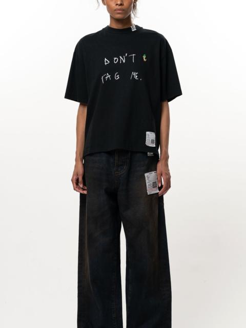 Maison MIHARAYASUHIRO Don't Tag Me. Printed T-shirt