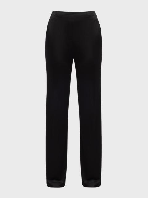 Helmut Lang Straight-Leg Fluid Pull-On Pants