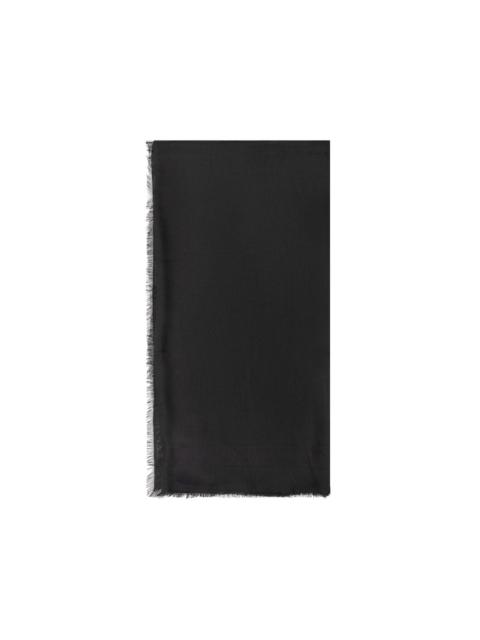 EMPORIO ARMANI modal-blend scarf with jacquard logo Signature Capsule