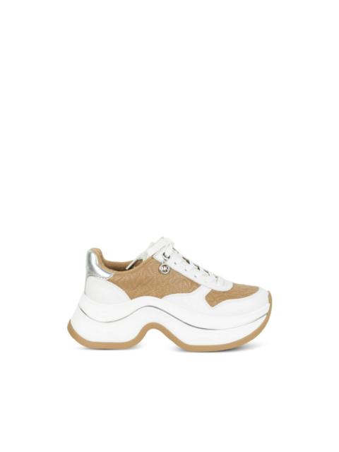 MICHAEL KORS Arla logo-detail quilted sneakers