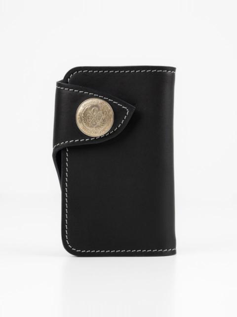 Iron Heart OGL BRAVE HORSEHIDE CONDOR MID WALLET - BLACK