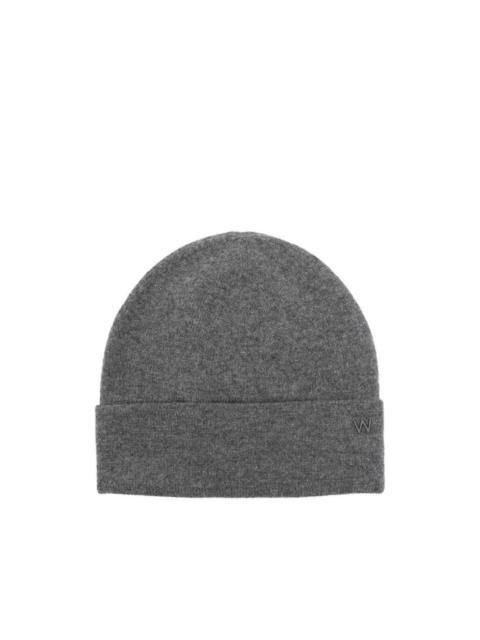 Max Mara Caimanone logo beanie hat