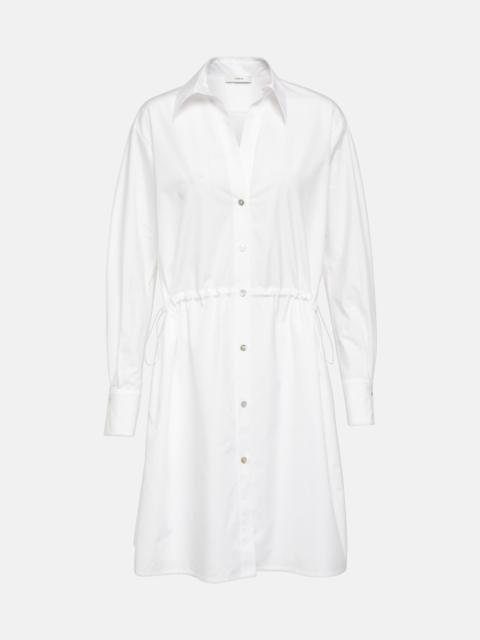 Vince Ruched cotton shirtdress
