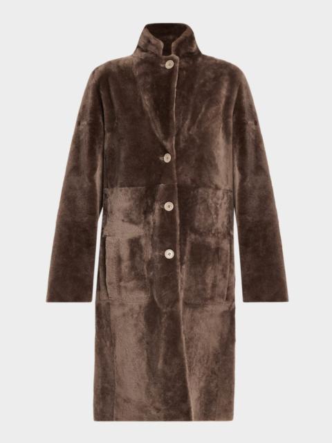 JOSEPH Britanny Reversible Shearling Coat