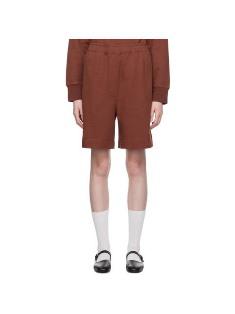 MARGARET HOWELL Brown Drawstring Shorts