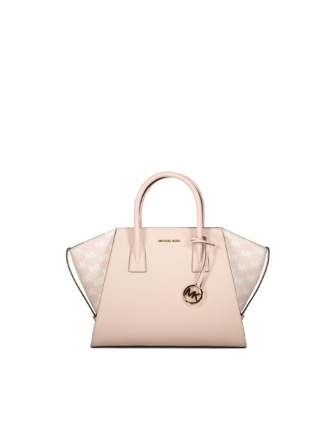 MICHAEL KORS Avril logo-plaque leather tote bag