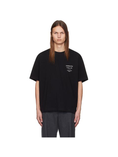 SOLID HOMME Black 'Commuter' T-Shirt